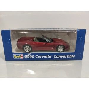 2000 Corvette Convertible Promo Model Car Magnetic Red Metallic New Sealed Box